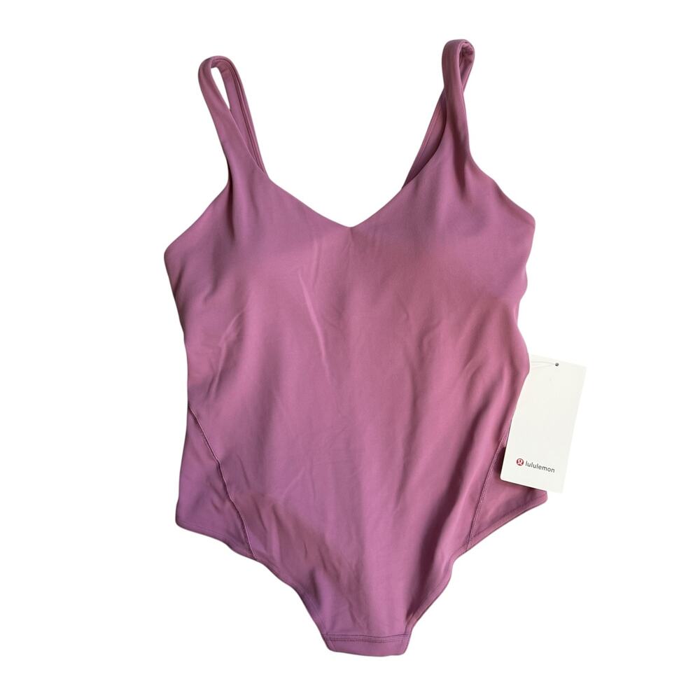 Lululemon Align Bodysuit Mauve Size 10 NEW